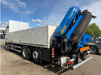 Camión caja abierta, Camión grúa Volvo FH 420 6X2 PRITSCHE + (20m!) KRAN PALFINGER PK29002 E (6x) 5/6 F - *FULL AIR* - 379.000km - EURO 5 - PLATFORM 6m75 - LIFT + STEERING AXLE - I SHIFT - BE TRUCK: foto 5
