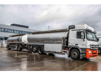 Camión cisterna Mercedes ACTROS 2544-MP3+MAGYAR-INOX-18.200L+6COMP: foto 2