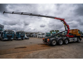 Camión multibasculante, Camión grúa Volvo FMX 430-8x4+HMF 2820/6xhydr.: foto 4