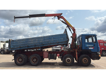 Camión volquete, Camión grúa MAN 35.362 (6 CYLINDER / MANUAL PUMP / 8X4 / FALFINGER CRANE PK80 / STEEL SUSP.): foto 5