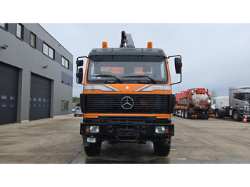 Camión volquete, Camión grúa Mercedes-Benz SK 1735 (V8 2X TURBO / 4X4 / PARFAIT ETAT !!!! / GRUE / LAMES / GRAND PONT / TOP CONDITION !!!): foto 2