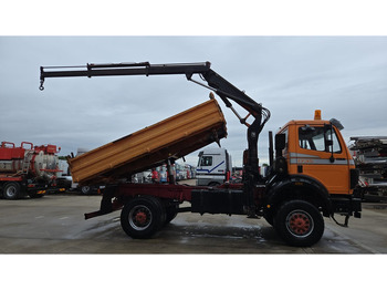 Camión volquete, Camión grúa Mercedes-Benz SK 1735 (V8 2X TURBO / 4X4 / PARFAIT ETAT !!!! / GRUE / LAMES / GRAND PONT / TOP CONDITION !!!): foto 4