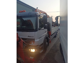 Camión caja abierta, Camión grúa Mercedes-Benz Atego 1224: foto 4