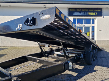 Remolque portavehículos Cartrailer Expert 3560 easyload black 600x216cm hydr. kippbar Premium black Tridem 10" 100kmH 3500kg: foto 4
