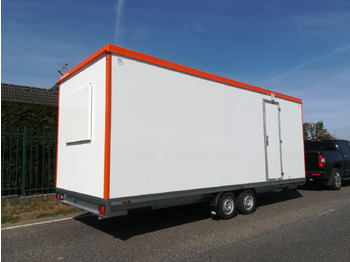 Casa contenedor, Remolque Mobiles Büro 612x222x220cm Tür + Fenster + WC Raum (XXXL) 2000kg: foto 3