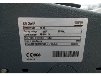 Compresor de aire Atlas Copco OSUSZACZ ADSORPCYJNY CD 60 3,60M3/MIN 2008R: foto 3