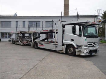 Camión portavehículos Mercedes-Benz Actros 1843 mit Kässbohrer Metago/Supertrans: foto 2