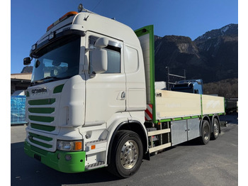 Camión caja abierta SCANIA R 480