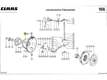 Embrague y piezas CLAAS