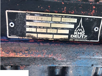 Motor y piezas DEUTZ