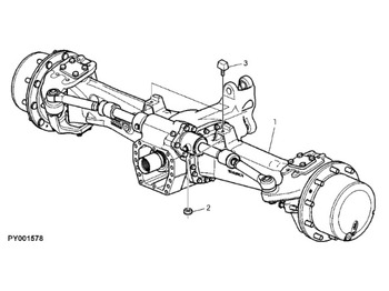 Eje delantero JOHN DEERE