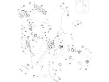 Sistema de admisión de aire JOHN DEERE