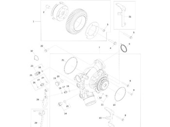 Motor y piezas JOHN DEERE