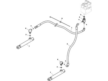 Cilindro hidráulico JOHN DEERE