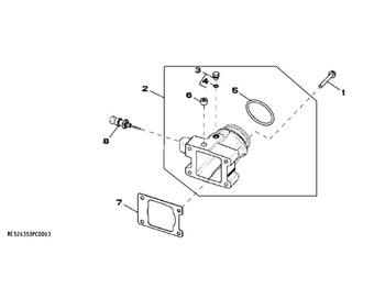 Sistema de admisión de aire JOHN DEERE