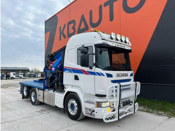 Cabeza tractora Scania G 490 6x2 HMF 5020 K6 + JIB / RETARDER: foto 4