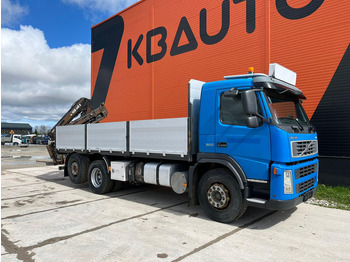 Camión caja abierta, Camión grúa Volvo FM 9 300 6x2*4 HIAB 085D-3 / PLATFORM L=6320 mm: foto 4