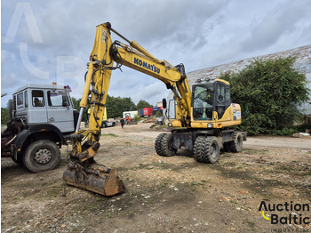 Excavadora de ruedas KOMATSU PW160