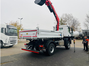 Camión volquete, Camión grúa Mercedes-Benz Arocs 1835  4x4 Meiller Fassi Kran Kipper: foto 5