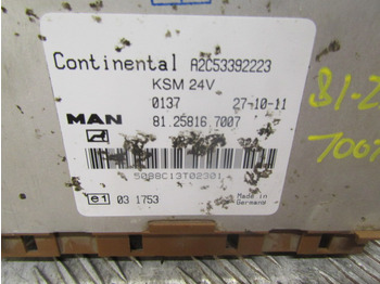 Sistema eléctrico para Camión MAN TGS KSM CONTROL UNIT MAN P/NO 81.25816.7007: foto 2