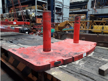 Contrapeso para Autogrúa Grove GMK 5100 counterweight 3,0 ton: foto 3