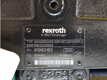 Bomba hidráulica para Maquinaria de construcción nuevo REXROTH A4VG40DA1D2/32R-NZC02F025SP-S: foto 4