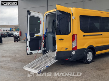 Minibús, Furgoneta de pasajeros Ford Transit 130pk Personenvervoer Luchtvering Taxi L3H2 Ramp Airco Cruise Parkeersensoren Euro6 Kombi Tourer 11m3 Airco Cruise control: foto 3