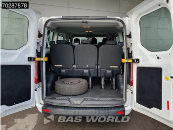 Minibús, Furgoneta de pasajeros Ford Transit Custom 105pk Personenvervoer Incl.BPM/Ex. BTW 9-Persoons Airco Cruise LED Parkeersensoren Taxi Passenger Transport Kombi Tourer Euro6 L: foto 3