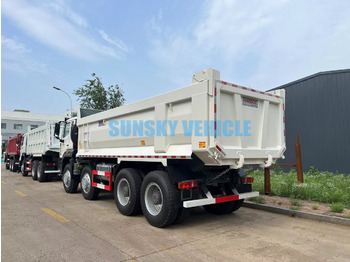 Camión volquete para transporte de materiales áridos HOWO 8X4 dump truck: foto 4