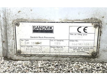 Trituradora móvil SANDVIK CM 1208: foto 3