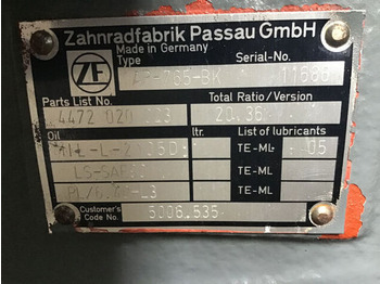 Eje y piezas Liebherr Axle: foto 5