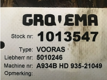 Eje y piezas LIEBHERR