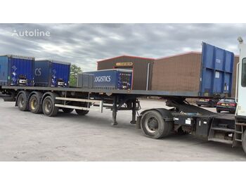 Semirremolque plataforma/ Caja abierta BROSHUIS FLAT - EXTENDER: foto 1