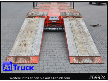 Semirremolque góndola rebajadas para transporte de equipos pesados FAYMONVILLE STZ-5AU, 68 Tele 6400mm  4x Lenkachse, TÜV 09/2026: foto 2