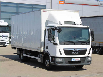 Camión caja cerrada MAN TGL 12.220, HYDRAULIC FRONT, EURO 6: foto 2