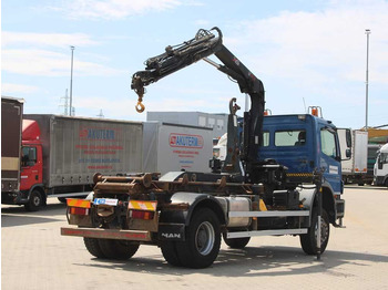 Camión multibasculante, Camión grúa Mercedes-Benz AXOR 1824, CRANE HIAB 099B-3 DUO, 4x4: foto 3