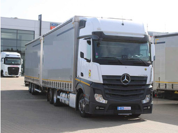 Camión lona Mercedes-Benz Actros 2542, 6X2, EURO 6, AIR SUSPENSION + PANAV TV018H: foto 3