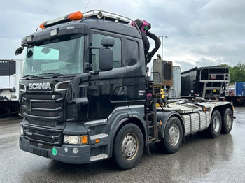 Camión multibasculante, Camión grúa Scania R560 8x2, Schrottkran, E5, Lenk-Lift-Achse: foto 3