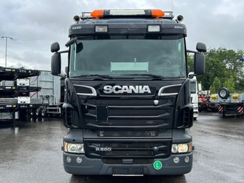 Camión multibasculante, Camión grúa Scania R560 8x2, Schrottkran, E5, Lenk-Lift-Achse: foto 2