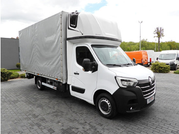 Furgoneta con lona RENAULT MASTER  TARPAULIN 10 PALLETS WEBASTO CRUISE CONTROL LED LIGHTS PNEUMATICS AIR CONDITIONING  165HP: foto 4