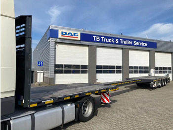 Leasing para Kässbohrer SPA M3 / 1N - 18 / 27 Heavy Duty uitschuifbare vlakke mega trailer met liftas, rongen en oprijplaten Kässbohrer SPA M3 / 1N - 18 / 27 Heavy Duty uitschuifbare vlakke mega trailer met liftas, rongen en oprijplaten: foto 4