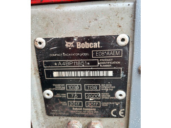 Miniexcavadora Mini Pelle BOBCAT 1138 KGS: foto 5