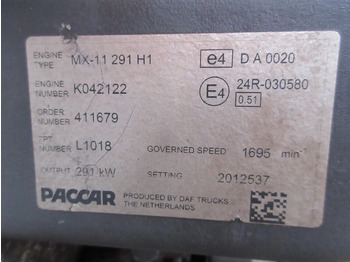 Motor para Camión DAF 2301466//1972204//2190054//DAF CF MX 11 H1 400 PK EURO 6: foto 5