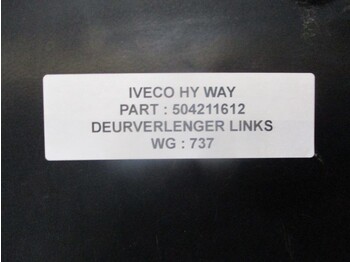 Cabina e interior para Camión Iveco HIWAY 504211612 DEURVERLENGER LINKS EURO 6: foto 2