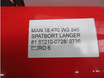 Cabina e interior para Camión MAN 81.61210-0729-0737//81.61210-0728/0736 SPATBORDVERLENGER 18.420 EURO 6 TGS: foto 4