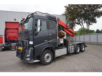 Camión forestal, Camión grúa Volvo FH16-750 / ENGINE RUNNING / 6x4 / RETARDER / BIG AXLE / VEB+ / PALFINGER FD250 / EURO-6 / 2016: foto 2