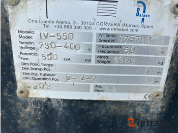 Maquinaria de construcción 2008 Generator Winmesol IV-550: foto 5 Maquinaria de construcción 2008 Generator Winmesol IV-550: foto 5