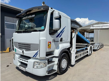 Camión portavehículos RENAULT Premium 460