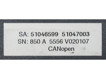 Salpicadero para Equipo de manutención Jungheinrich 51046599 | Battery indicator 51047003 SN:850A5556 V020107 CANopen: foto 3