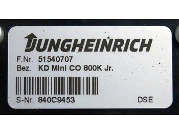 Salpicadero para Equipo de manutención Jungheinrich 51540707 | Display KD mini Co 800K Jr. sn. 840C9453: foto 3